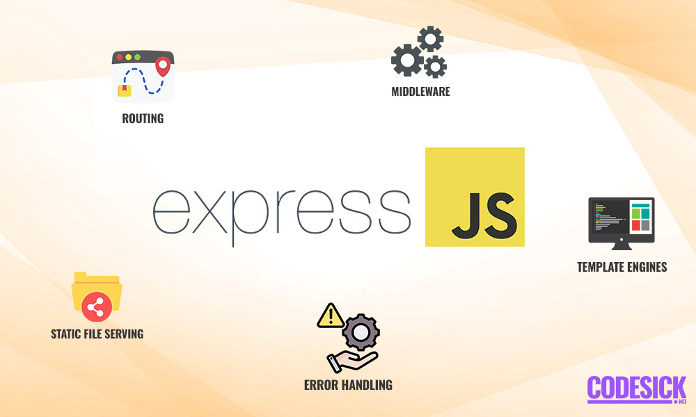 main features of Express js