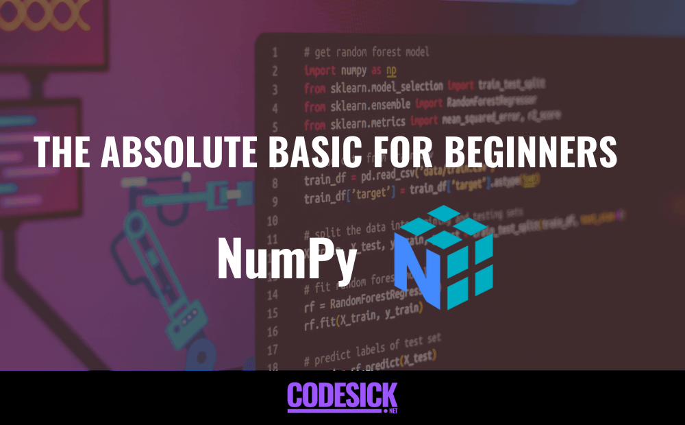 NumPy | The Absolute Basic for Beginners